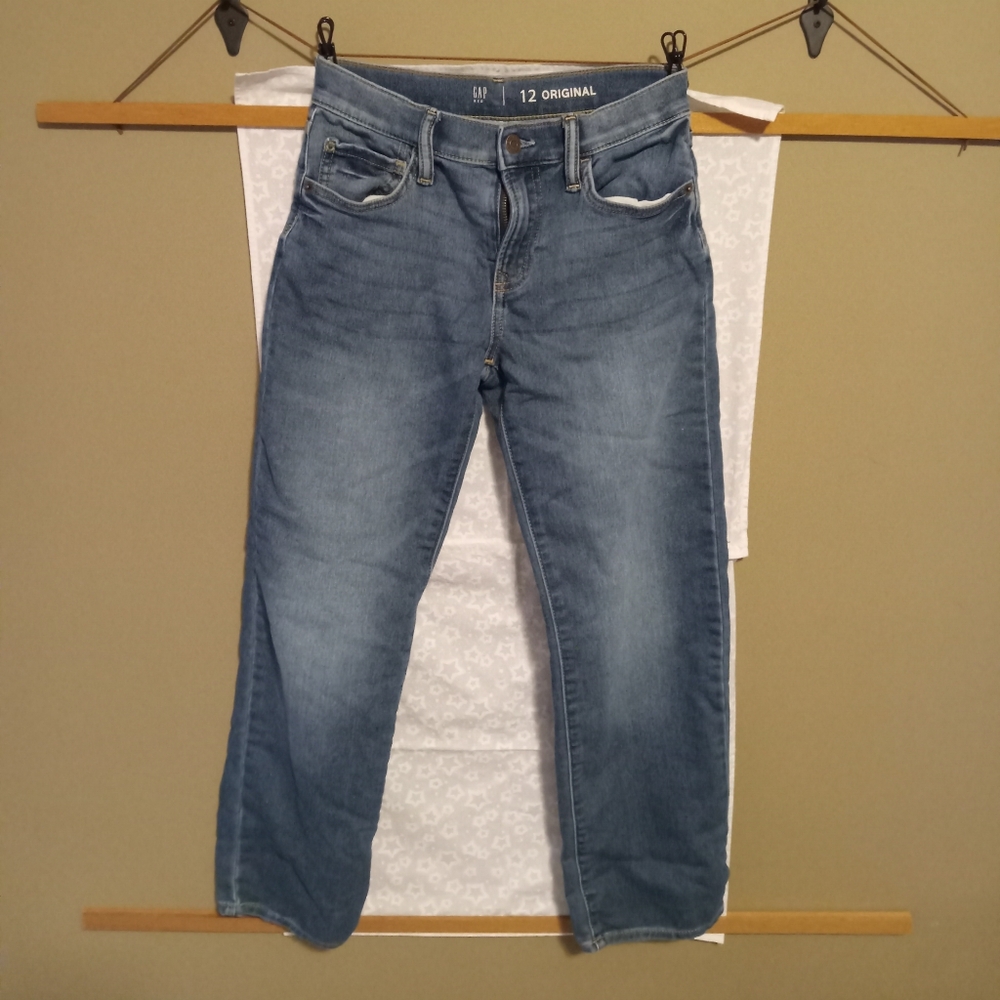 GAP KID jeans, like-new, adjustable band